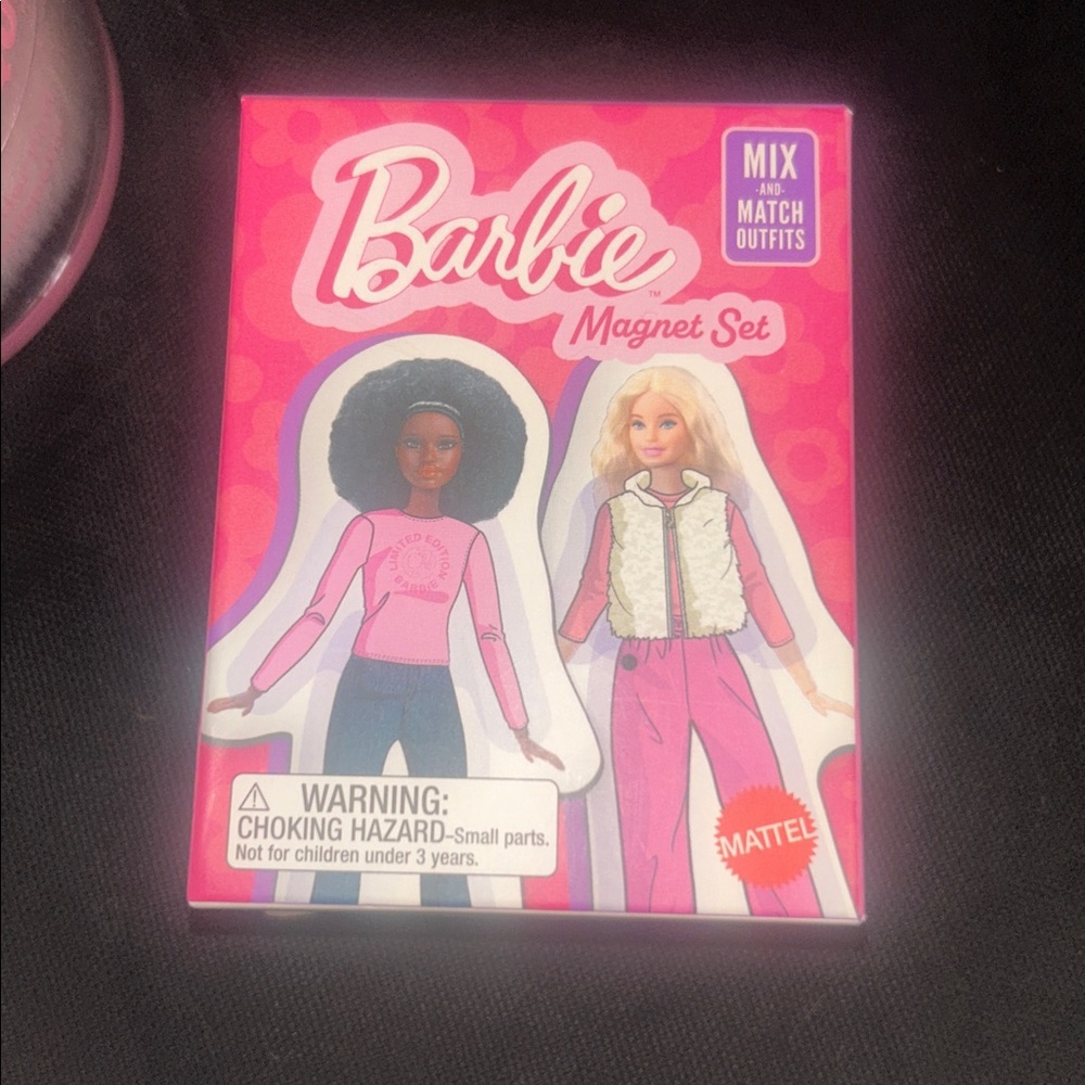 Barbie Quo Pink Gift Bath lot bundle Magnet Puff wallet card earring valentines - Picture 3 of 8